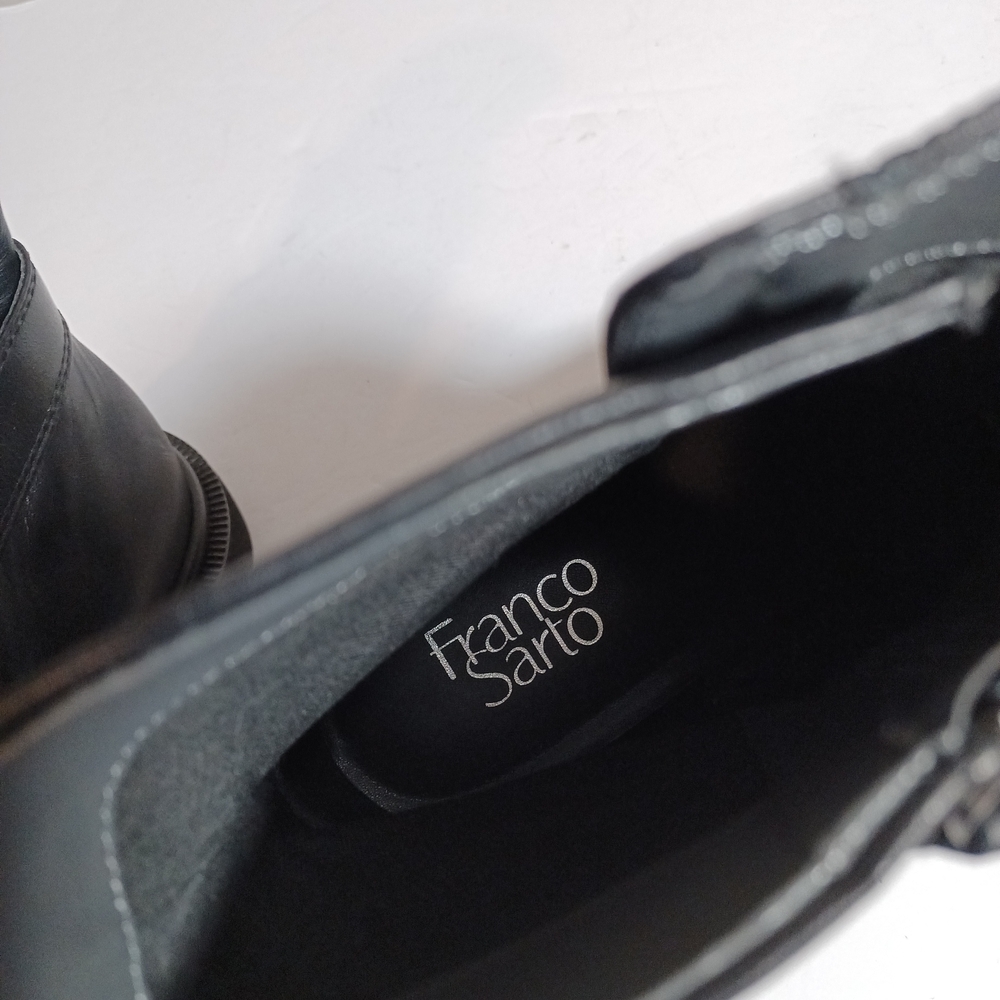 Franco Sarto Black Leather Ankle Booties - Picture 9 of 9